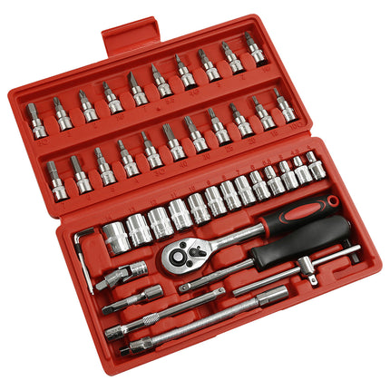 Buy 46PCS Socket Wrench Set – Professional Ratchet Tool Kit