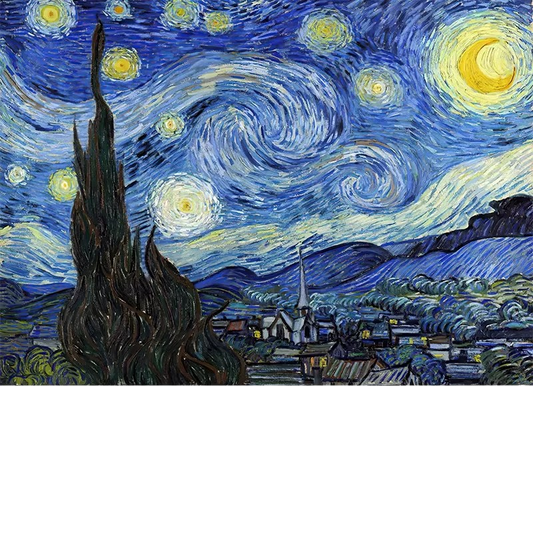 Van Gogh Starry Night Jigsaw Puzzle for Creative Play