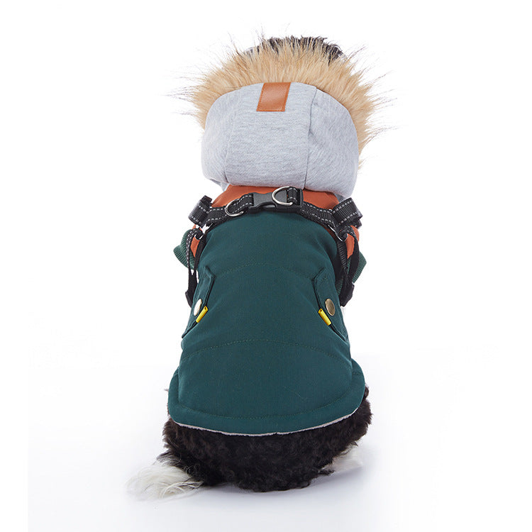 Winter Cashmere Pet Jacket Cozy and Warm Clothes for Pets