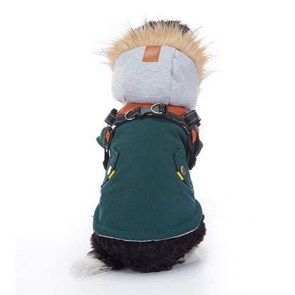 Winter Cashmere Pet Jacket Cozy and Warm Clothes for Pets