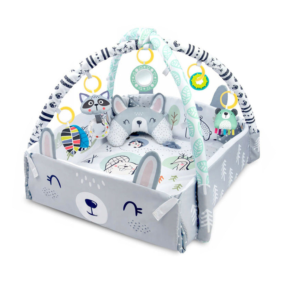 Baby 4-in-1 Play Mat with Fence and Ocean Balls