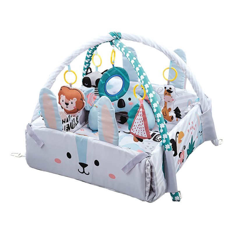 Baby 4-in-1 Play Mat with Fence and Ocean Balls