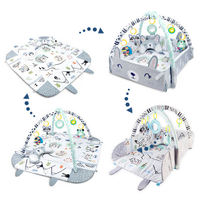 Baby 4-in-1 Play Mat with Fence and Ocean Balls