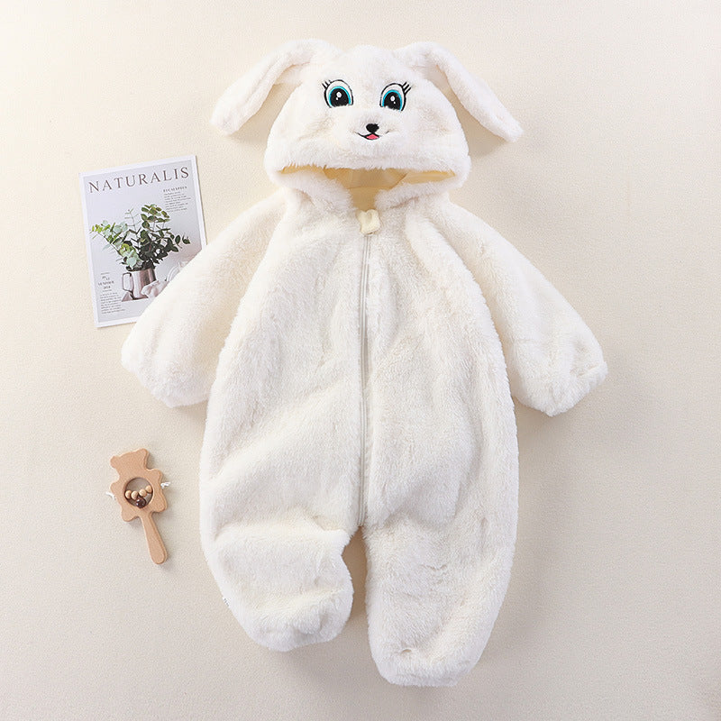 Baby Animal Plush Jumpsuit for Autumn and Winter