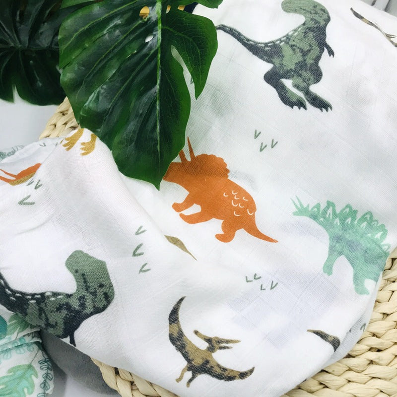 Baby Bamboo Fiber Swaddle Blanket Towel