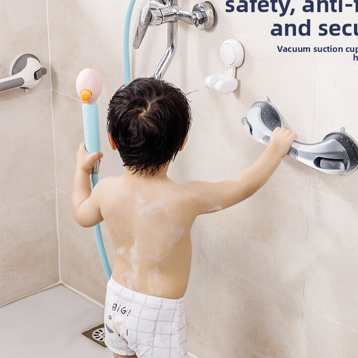 Baby Bathroom Non-slip Suction Cup Handle for Toilet Safety