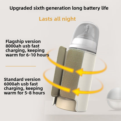Baby bottle heating and insulation cover