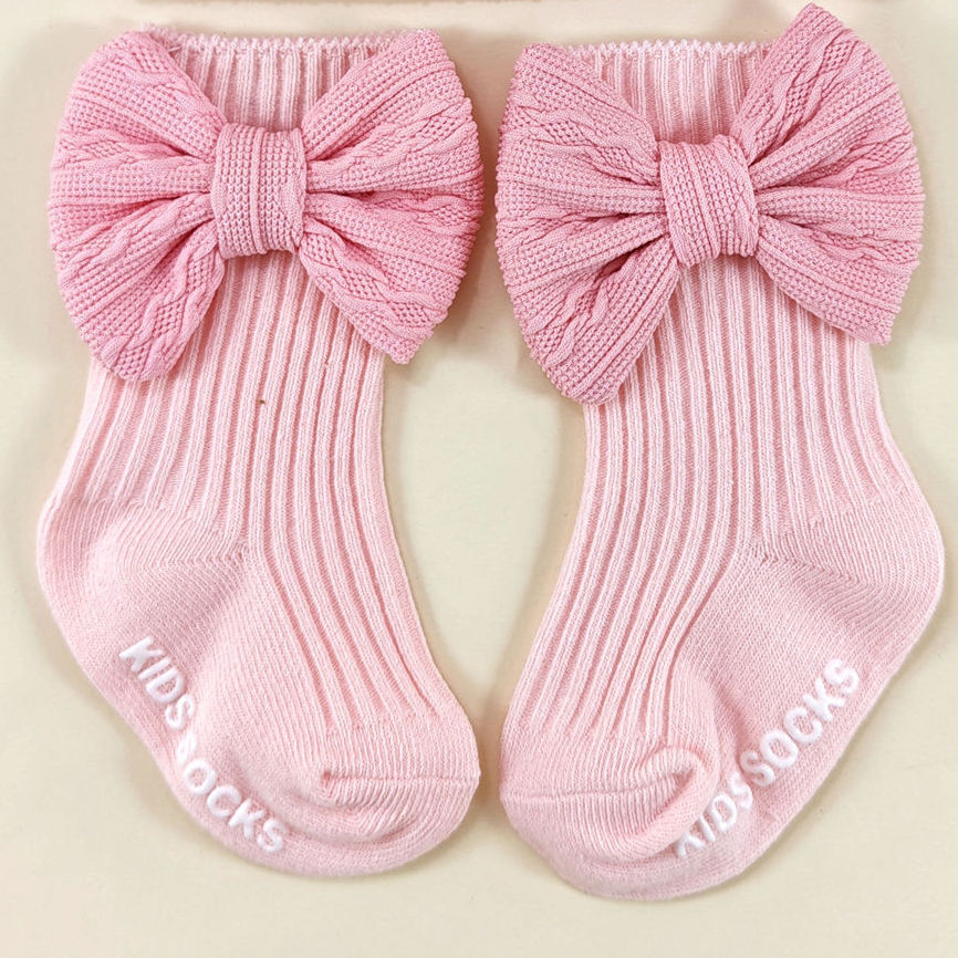 Baby Bow Hat and Socks Set