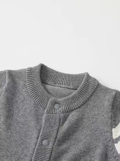Baby Boy Knitted Jumpsuit