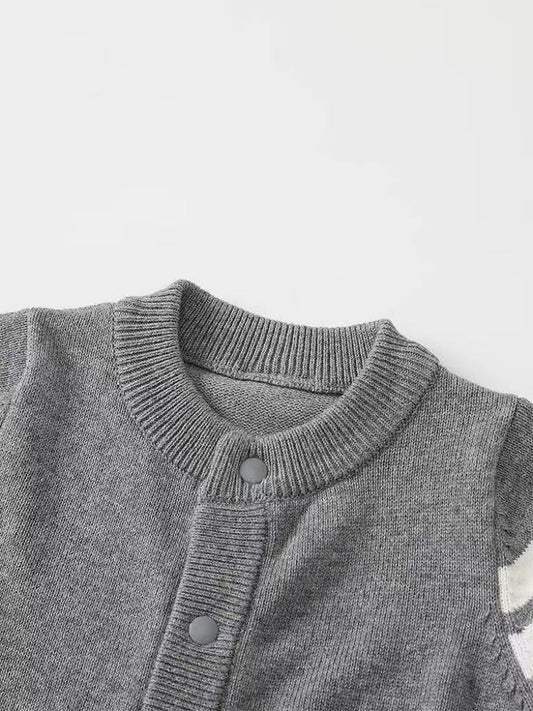 Baby Boy Knitted Jumpsuit