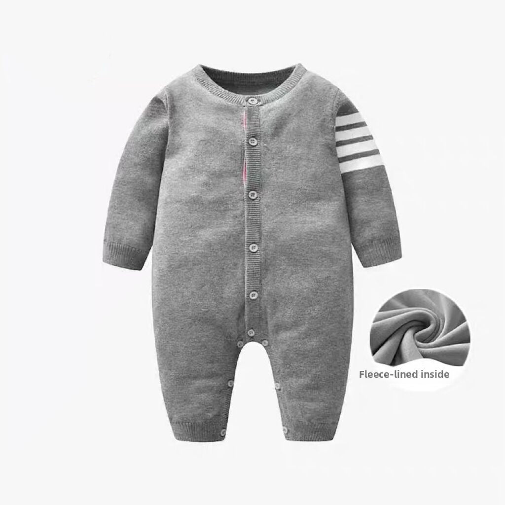 Baby Boy Knitted Jumpsuit