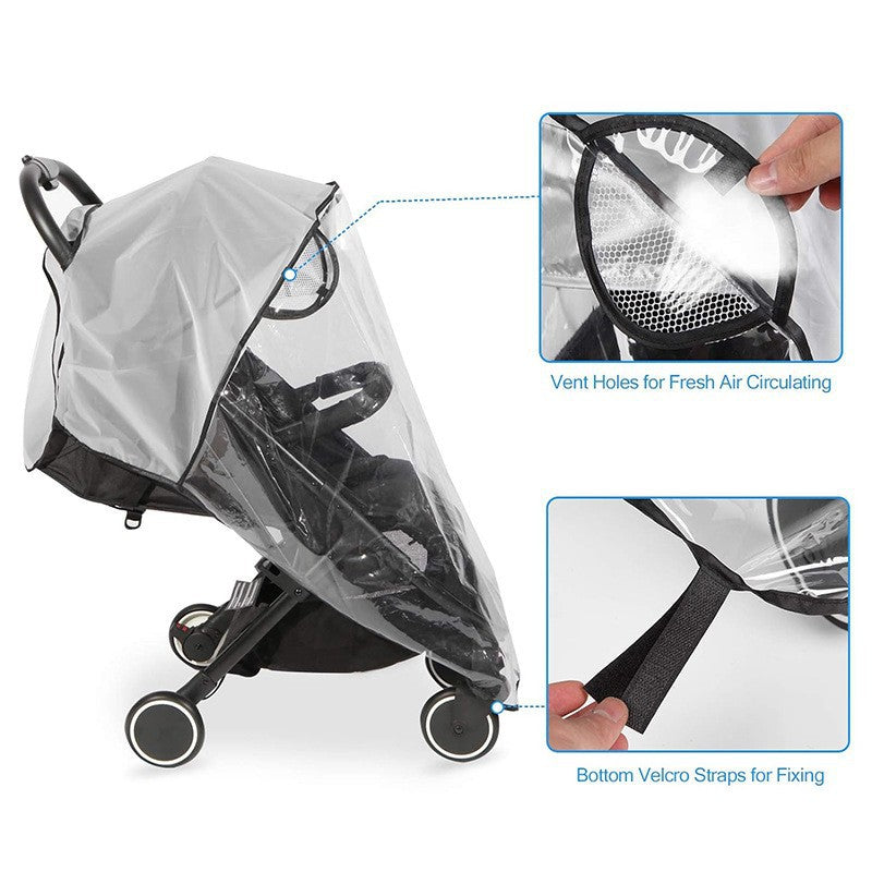 Baby car seat rain cover