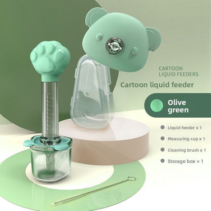 Baby choking prevention drinking water and medicine straw