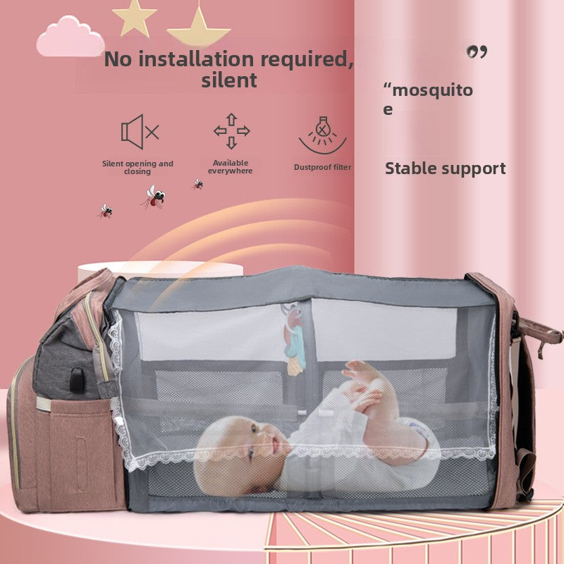 Baby cot backpack