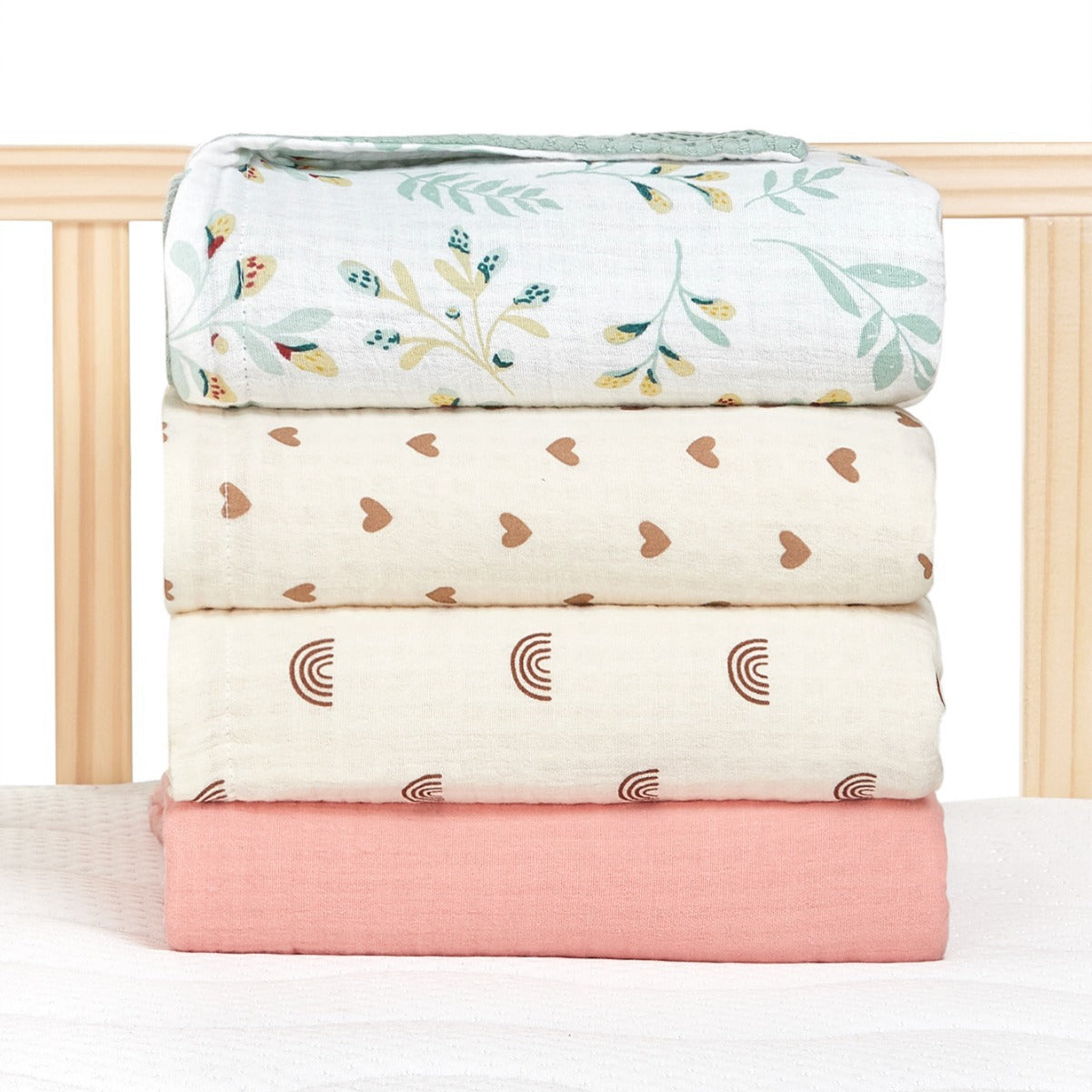 Baby cotton blanket