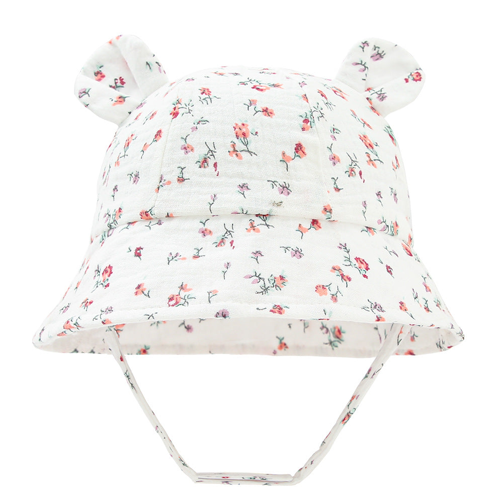 Baby Cotton Rabbit Ear Sun Hat