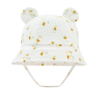 Baby Cotton Rabbit Ear Sun Hat