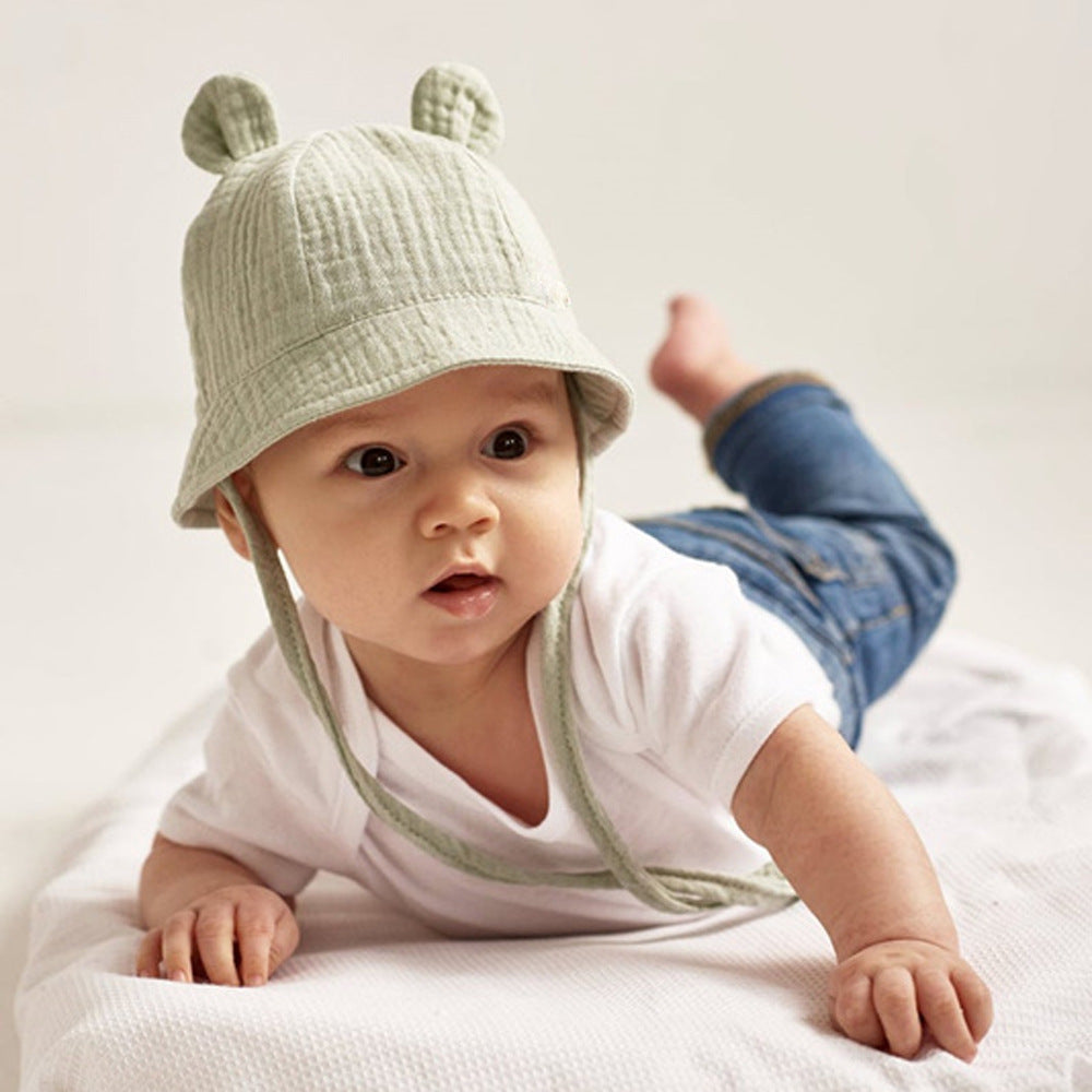 Baby Cotton Rabbit Ear Sun Hat
