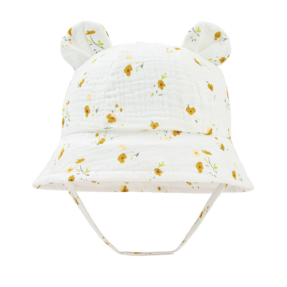 Baby Cotton Rabbit Ear Sun Hat