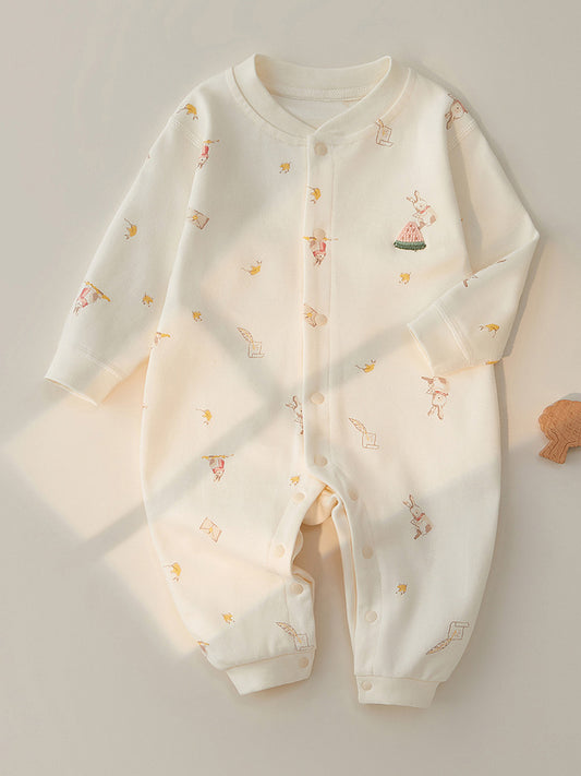 Baby cotton romper