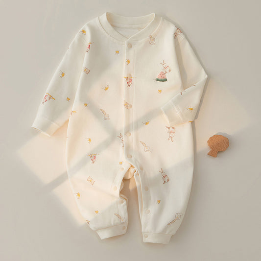 Baby cotton romper
