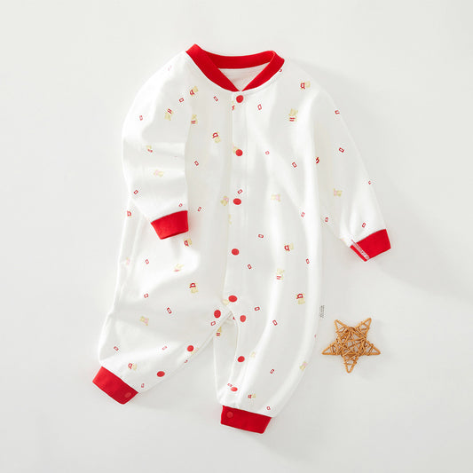 Baby cotton romper