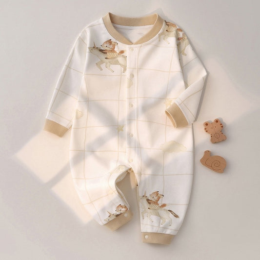 Baby cotton romper