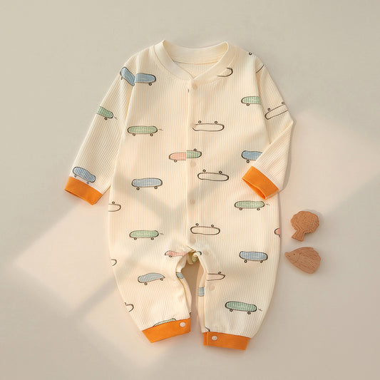Baby cotton romper