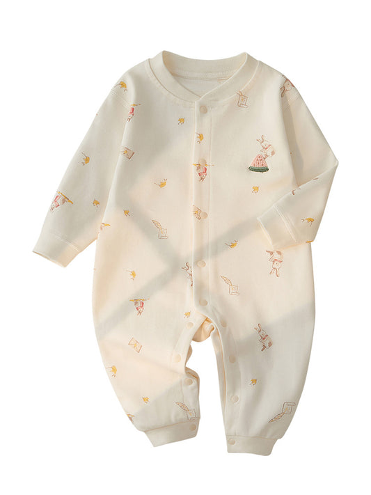 Baby cotton romper