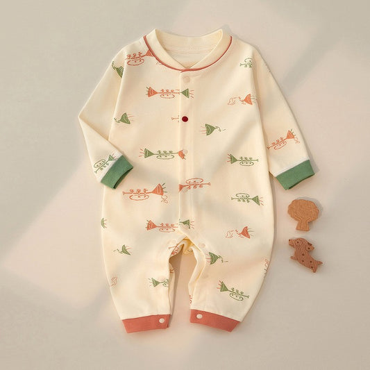 Baby cotton romper