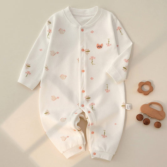 Baby cotton romper