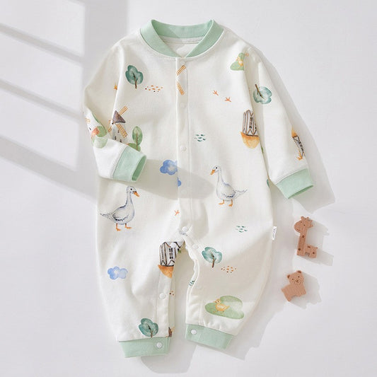 Baby cotton romper