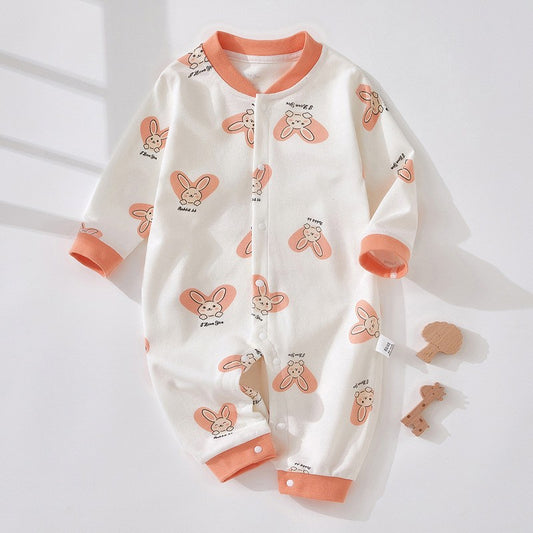 Baby cotton romper