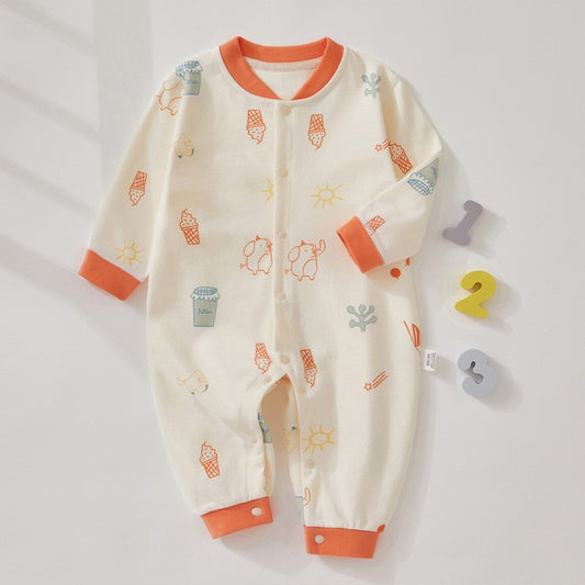 Baby cotton romper