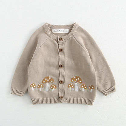 Baby Cotton Romper with Detachable Hood