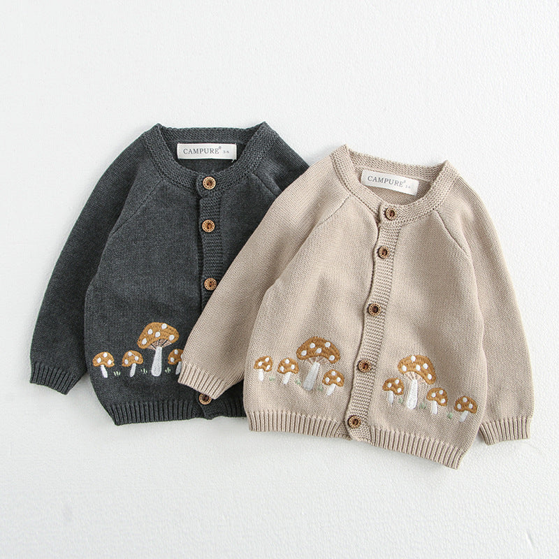 Baby Cotton Romper with Detachable Hood