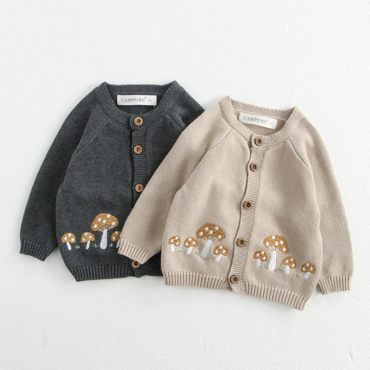 Baby Cotton Romper with Detachable Hood