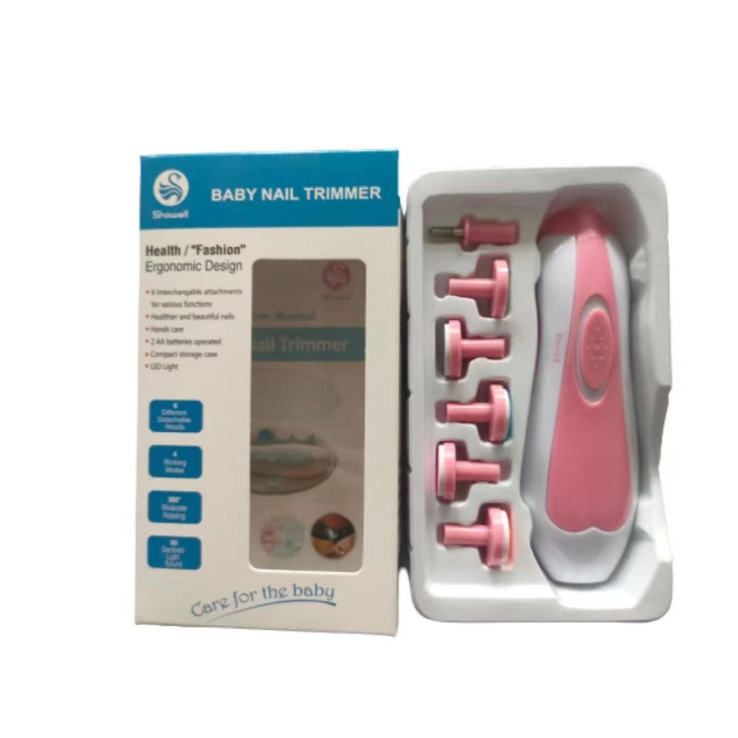 Baby Electric Nail Grinder Set with LED Light