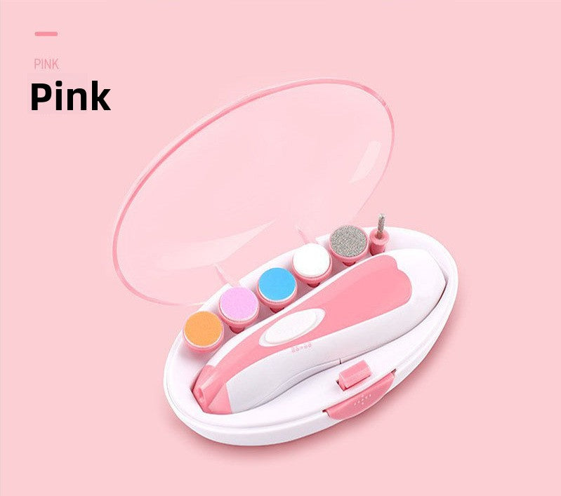 Baby Electric Nail Grinder Set with LED Light
