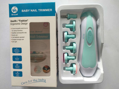 Baby Electric Nail Grinder Set with LED Light