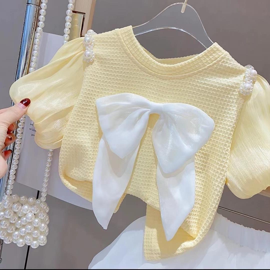 Baby Female Short-sleeved Suit