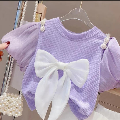 Baby Female Short-sleeved Suit