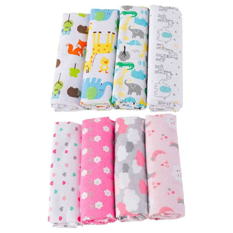 Baby Flannel Swaddling Blankets