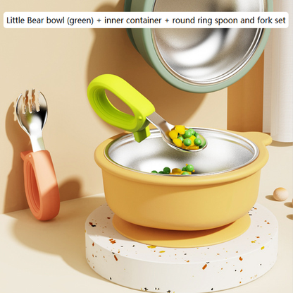 Baby Food Bowl with Suction Disc
