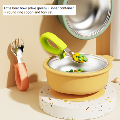 Baby Food Bowl with Suction Disc