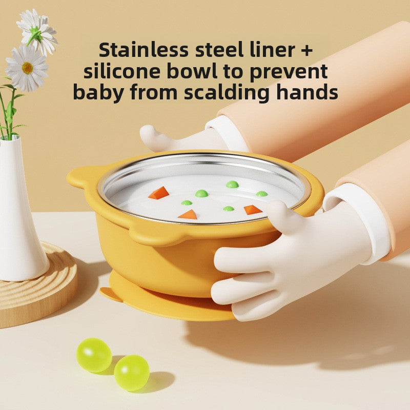 Baby Food Bowl with Suction Disc
