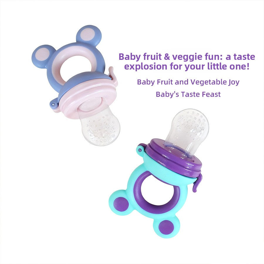 Baby Fruit and Vegetable Silicone Chewable Complementary Food Feeder