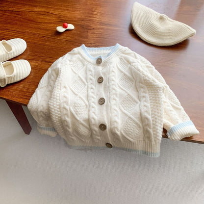 Baby Girls Knitted Suspender
