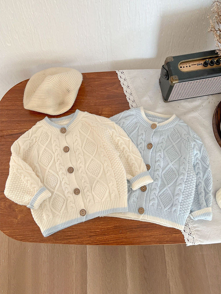 Baby Girls Knitted Suspender