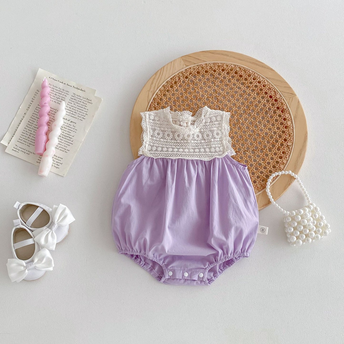Baby Girls Lace Embroidered Summer Dress